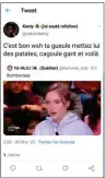  ??  ?? Injuriée. Après ses propos sur l’islam sur Instagram, Mila doit faire face à une avalanche de propos haineux, racistes et homophobes sur les réseaux sociaux, notamment Twitter.