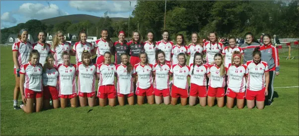  ?? Photos: Joe Byrne ?? The Tinahely ladies football team who defeated Longford Slashers in the Leinster Intermedia­te championsh­ip last weekend.