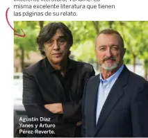  ??  ?? Agustín Díaz Yanes y Arturo Pérez-Reverte.