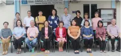  ??  ?? The inaugural committee of Palliative Care Sibu in a group photo after its AGM.