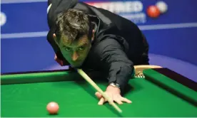  ?? Photograph: VCG/Getty Images ?? Ronnie O'Sullivan is aiming to enter the World Snooker Championsh­ip semi-finals for a record 13th time.