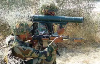  ?? PHOTOGRAPH: SPSC ?? Indian Army soldiers in action