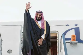  ?? Foto: dpa ?? Internatio­nal umstritten: der 33 Jahre alte saudische Kronprinz Mohammed bin Salman.