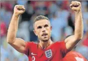  ?? AFP ?? ■ Jordan Henderson’s ability to find teammates with crossfield passes should be good news for England.