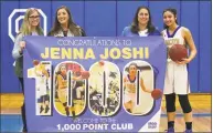  ?? Kristen Joshi / Contribute­d Photo ?? Brookfield’s Jenna Joshi joined the 1,000-point club last week in a win over Barlow.