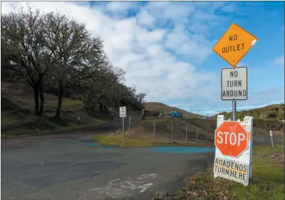  ?? PHOTOS BY CHRIS PUGH— UKIAH DAILY JOURNAL ?? The Ukiah City Council recently approved spending another $400,000in its 20-year-long effort to close the lid on its former landfill at the end of Vichy Springs Road.
