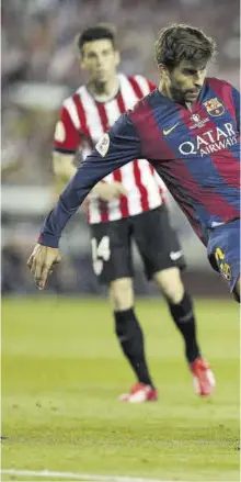  ??  ?? Gerard Piqué e Iñaki Williams son dos grandes ejemplos del éxito de las s canteras del Barça y Athletic