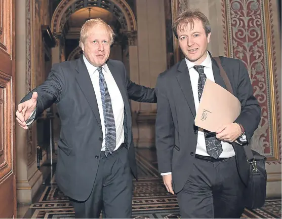  ?? PA. ?? Foreign Secretary Boris Johnson meets with Richard Ratcliffe, the husband of Nazanin Zaghari Ratcliffe who is detained in Iran.