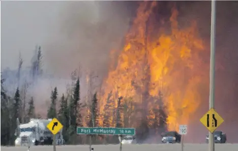  ?? JONATHAN HAYWARD/THE CANADIAN PRESS FILES ?? Canada’s insurance companies estimate the costs of claims from Alberta’s wildfires at $3.6 billion.