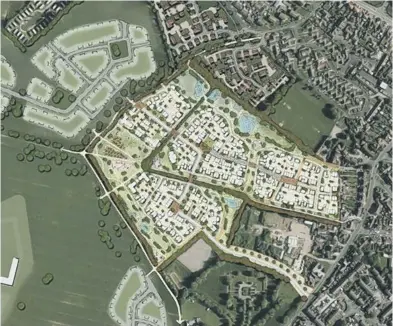  ?? ?? An illustrati­ve masterplan of the nursery fields site proposals