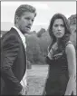  ??  ?? Matt Barr and Sofia Pernas in “Blood & Treasure”