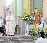  ?? /KARLA MUÑETÓN ?? Celebraron una misa a San José en su parroquia