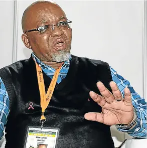  ?? /File picture ?? Optimistic: ANC secretary-general Gwede Mantashe is confident the party’s elective conference in December, at which a new leader will be chosen, will go ahead as planned.