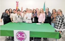  ?? /KARLA MUÑETÓN ?? Colectivos urgen a avalar la Ley 3 de 3 en contra de la violencia hacia las mujeres