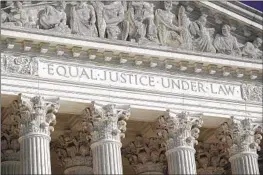  ?? J. Scott Applewhite Associated Press ?? THE SUPREME COURT is considerin­g whether government complaints about misinforma­tion in social media posts constitute 1st Amendment violations.