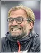  ??  ?? KLOPP: Defence