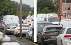  ??  ?? GUN ATTACK: Scene in Belfast where a dissident republican was shot dead and (right) gangster Robbie Lawlor