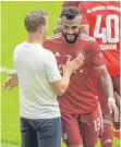  ?? FOTO: IMAGO IMAGES ?? Gut so! Trainer Nagelsmann, Torschütze Choupo-Moting.