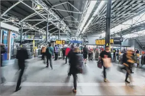  ??  ?? SLOW GOING: Passengers are set to face more disruption at stations across Yorkshire today as workers on the Northern Rail franchise stage a second 24-hour walkout, with warnings that trains are likely to be ‘extremely busy’.