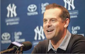 ??  ?? New manager Aaron Boone comes to the Yankees with no history as a manager. KIM KLEMENT/USA TODAY SPORTS