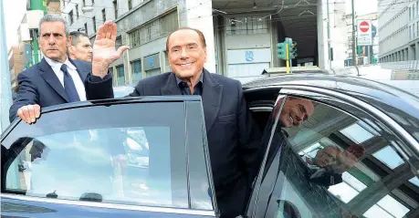  ?? (Newpress) ?? A Milano Il leader di Forza Italia Silvio Berlusconi, 81 anni, ieri è stato ospite di Facebook per un forum sulle fake news