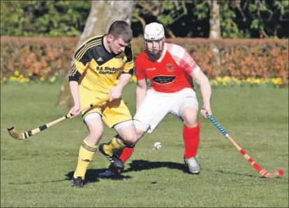  ??  ?? Inveraray’s Allan MacDonald has his eyes on the ball at the Winterton.