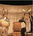  ?? FOTO: VERANSTALT­ER ?? „Ox und Esel“, Heiligaben­d im Kom’ma Theater.