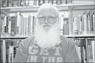  ?? RACHEL DICKERSON/MCDONALD COUNTY PRESS ?? Wes Ferguson, manager for the Noel Community Library, loves meeting new people at his job.