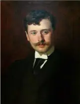  ??  ?? Le peintre Carolus-Duran (à gauche), portrait de  par John Singer Sargent, et Georges Feydeau (à droite), peint par... Carolus-Duran lui-même.