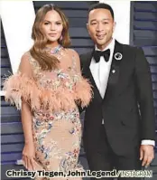  ?? / INSTAGRAM ?? Chrissy Tiegen, John Legend