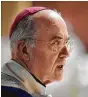  ?? Albany Times Union ?? Archbishop Carlo Maria Vigano told an Italian journalist he was “serene and at peace” after publishing his allegation­s.