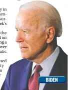  ??  ?? BIDEN