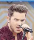  ?? GREG ALLEN/INVISION/AP ?? Adam Lambert’s new record reflects the club atmosphere in which he has become immersed while living in Los Angeles.