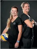  ?? PHOTO: PHOTOSPORT ?? Shaunna Polley (left) and Kelsie Wills will represent New Zealand at beach volleyball in the Commonweal­th Games on the Gold Coast in April.