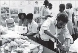  ??  ?? Some female exhibitors at last year’s edition of ZITF