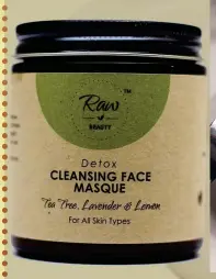  ?? ?? Detox Cleansing Face Masque RAW BEAUTY