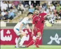  ?? FOTO: AP ?? Mehdi Taremi, delantero de Irán