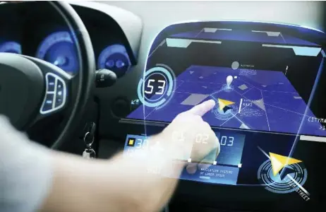  ?? SYDA PRODUCTION­S VIA THE NEW YORK TIMES ?? An engineerin­g expert predicts cars of the future will focus less on speed and more on elevating the in-vehicle experience.