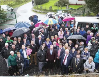  ?? Pics: ?? St Michael’s GAA officially opened the PJ Linnane Park in Ballintogh­er on Sunday. Donal Hackett.