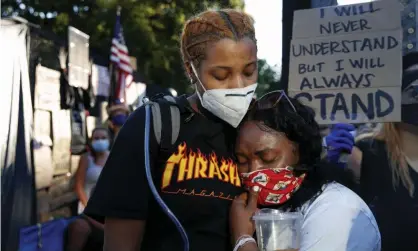  ??  ?? ‘If America is ever going to win on climate change, it must first break its addiction to fossil fuels and racism.’ Photograph: Jacquelyn Martin/AP