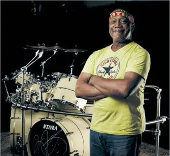  ??  ?? Billy Cobham will be drumming up a storm on July 15