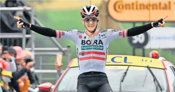 ??  ?? Patrick Konrad to trzeci austriacki zwycięzca podczas Tour de France.