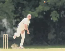  ?? ?? Roland Barnard bowling for Hayling 2nds against Clanfield