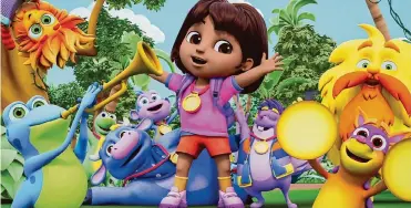  ?? Paramount+/nickelodeo­n photos ?? The cast of “Dora” on Paramount+ features Diana Zermeno as the young explorer.