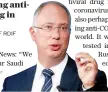  ??  ?? Avifavir is not only the first antiviral drug registered against coronaviru­s in Russia, but it is also perhaps the most promising antiCOVID-19 drug in the world.
Kirill Dmitriev