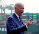  ?? ?? Joe Biden, Presidente dos EUA, critica petrolífer­a ExxonMobil