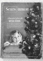  ?? Melissa Phillip / Staff photograph­er ?? A 1968 Sears Christmas Wish Book is kept by Doug and Nancy Reese of Houston to commemorat­e the year they got married. Doug Reese once worked as a manager at the Sears store at Memorial City Mall.