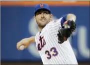  ?? FRANK FRANKLIN II - THE ASSOCIATED PRESS ?? New York Mets’ Matt Harvey delivers a pitch during the first inning against the San Diego Padres Tuesday.