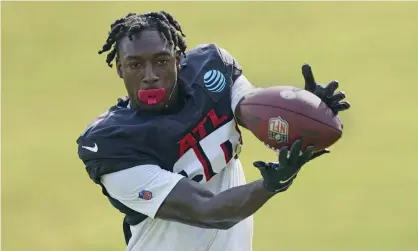  ?? ?? Calvin Ridley has been suspended for at least the 2022 season after he gambled on games. Photograph: John Bazemore/AP