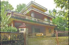  ?? HT PHOTO ?? The house of Tom Thomas near Kozhikode where all the six deaths were reported. The building has been sealed.